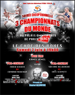 Choc des Boxes à Paris Bercy : championnats du monde de Muay Thai et Full Contact