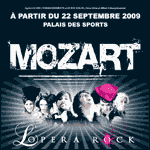 Mozart l'Opéra Rock : Tarif réduit, billetterie spectacle & programme Tournée 2011