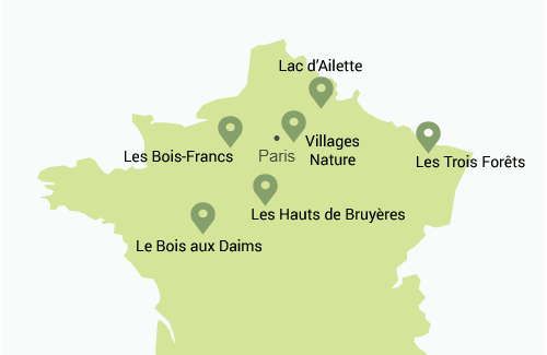 Domaines Center Parcs en France