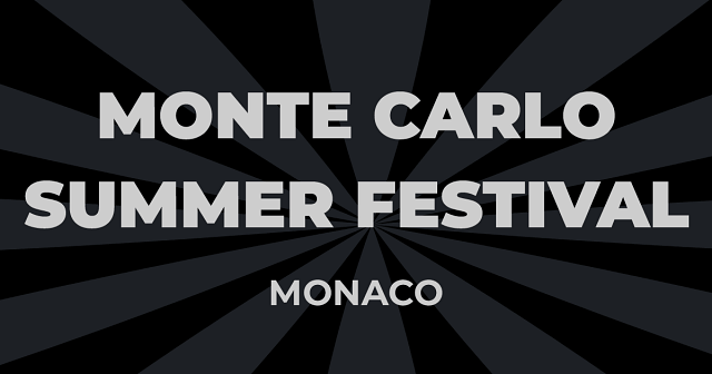 Actu Monte Carlo Sporting Summer Festival