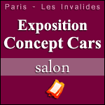 Billets Exposition Concept Cars