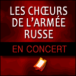 Places de Concert Chœurs de l'Armée Russe